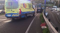Accidente con una herida grave en A Coru�a