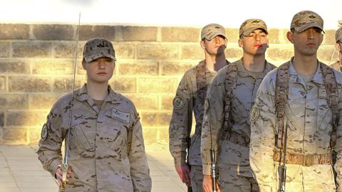 La princesa Leonor en la Academia General del Aire y del Espacio de San Javier, Murcia