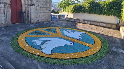 Alfombras florales de Corpus en Sarria