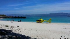 Imagen de archivo de otra evacuaci�n en helic�ptero en las C�es