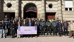 La concentraci�n tuvo lugar a las puertas de la subdelegaci�n del Gobierno en Ourense.