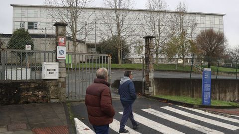 Antigua escuela de Serantes, en Ferrol