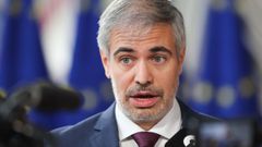 O secretario de Estado para a UE, Fernando Sampedro, este martes en Bruxelas.