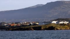Vista desde Foz de viviendas en Barreiros