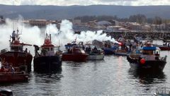 As de concurrida estuvo el 26 de marzo la movilizacin en Tagrove contra el reglamento de control pesquero. Este viernes, 14, est convocada otra en toda Galicia