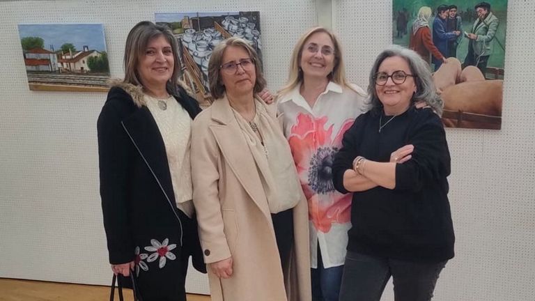 Las cuatro artistas han unido sus caminos en Arte 4