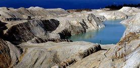 La balsa de Monte Neme perdi� la mitad del agua que albergaba antes de la rotura del dique de contenci�n.