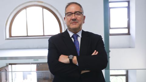 El magistrado Ignacio Picatoste Sueiras, en la Audiencia Provincial de A Coruña.