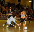 Maite en un duelo frente al Atlético en Vista Alegre. 