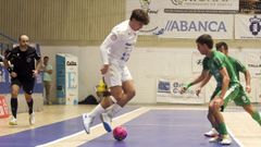 Santa Cruz en una acci&oacute;n del partido frente a Osasuna en la primera vuelta.