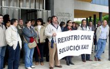 Los juzgados retomar�n las movilizaciones en contra de la privatizaci�n del registro civil. 
