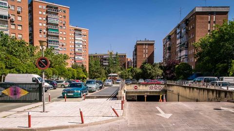 Edificios de pisos en el barrio de las Ventas, en Madrid