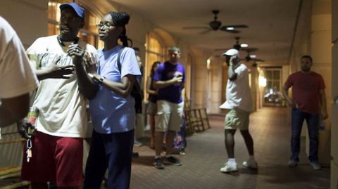 Familiares de las vctimas. 