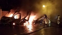As� explot� una ambulancia de madrugada en A Ca�iza