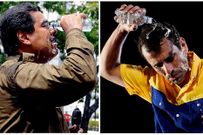 Maduro, en Caracas, y Capriles, en Barquisimeto.