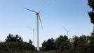 Molinos de un parque elico en Muras