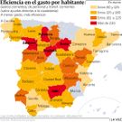 Eficiencia en el gasto por habitante
