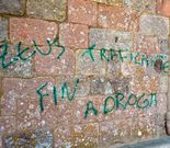 Las pintadas en la iglesia tambi�n fueron denunciadas.