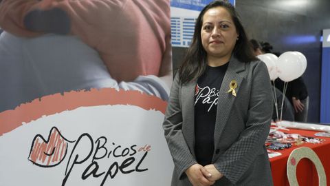 La ourensana Beatriz Gonz�lez vivi� en la casa de acogida de la asociaci�n Bicos de Papel en Vigo para acompa�ar a su hijo durante el tratamiento oncol�gico