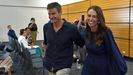 Jacinda Ardern, junto a su pareja, Clarke Gayford, en una imagen de archivo