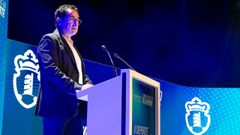 Antonio Leira, durante los premios del deporte.