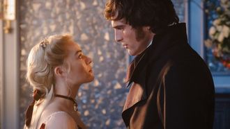 Margot Robbie y Jacob Elordi en &laquo;Cumbres borrascosas&raquo;.