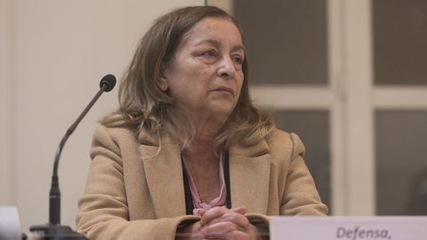 Carmen Merino durante el veredicto del jurado por el caso del asesinato de su marido.