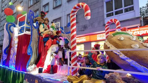 Cabalgata de los Reyes Magos en Pontevedra