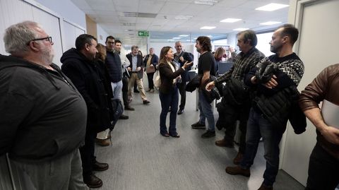 Marta Villaverde se reuni� este martes con las cofrad�as de las r�as de Pontevedra y Arousa