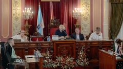 J�come, en el pleno que este lunes celebr� el Concello de Ourense.