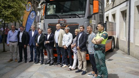 Autoridades en la presentación de la 57ª. edición de Rali de Ourense.