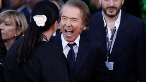 Llegada de Raphael a la gala