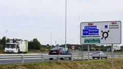 La personas auxiliada en Lugo se adentr� en la LU-12 en direcci�n a la autov�a a Santiago