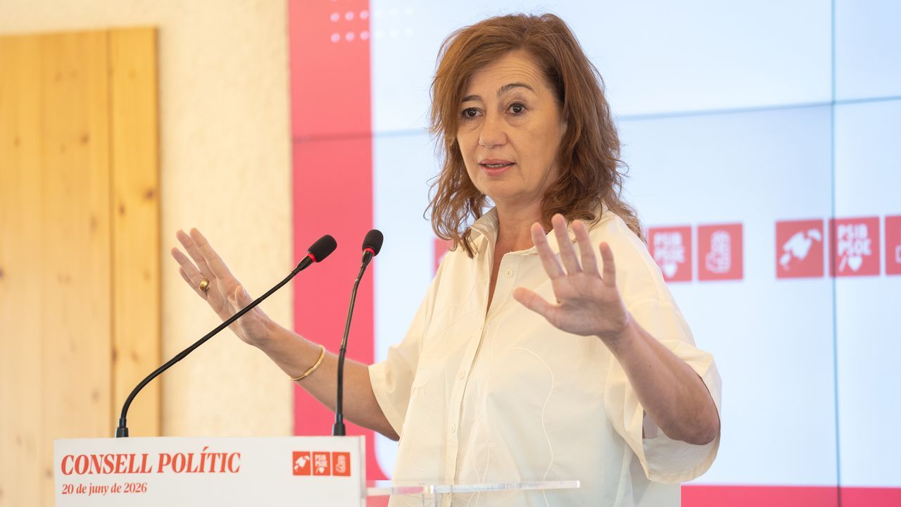 Armengol no será la candidata del PSOE balear en las autonómicas del 2027