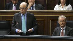 Montoro, junto a Moren�s esta ma�ana en el Congreso