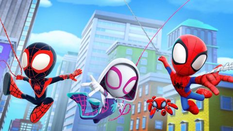 Una imagen promocional de «Spidey y su superequipo»
