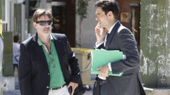 El juez decano de Ourense, Leonardo �lvarez, a la izquierda