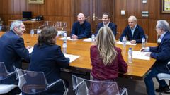 Menor, con representantes del C�rculo de Empresarios.