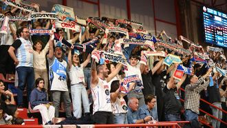 Aficionados del Obradoiro en el �ltimo desplazamiento a Cantabria