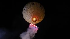 As vol el globo de San Roque en su 150. aniversario