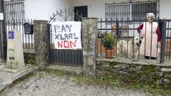 Vecinos de la zona norte del municipio, en el entorno de Lavacolla, protestan por el plan especial del Camino Francs