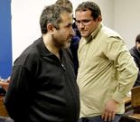 Jos� Manuel Costas, en primer t�rmino, y su hermano Jacobo.