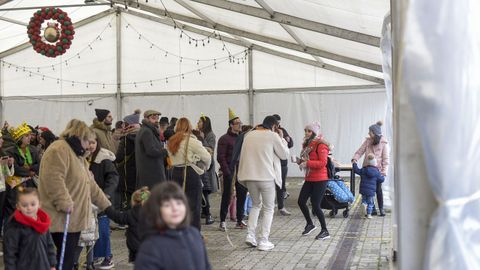 Fiesta de fin de ao en la plaza de la Constitucin de Vlilalba, organizada por el Concello