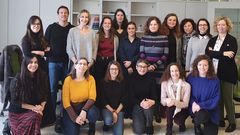 Grupo de mentoras del proyecto Inspira STEAM de la Universidade da Coru�a para fomentar las vocaciones cient�ficas y tecnol�gicas entre las ni�as de educaci�n primaria