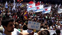 Manifestaci�n contra la miner�a