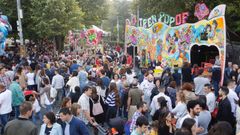 Lugo vive en la calle el d�a de San Froil�n