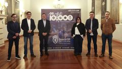 Participantes en la presentaci�n de la carrera Os 10.000 Peregrinos