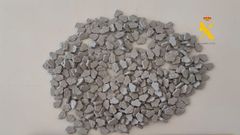 Pastillas encontradas por la Guardia Civil en un turismo que circulaba por O P�ramo