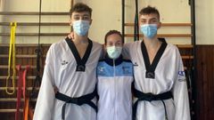 Adri�n Salanova, Aitana Fari�a y Samuel M�ndez entrenaron duro para tener opciones de subir al podio