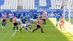 Instante del Real Oviedo-Athletic disputado en la pretemporada de la 20/21
